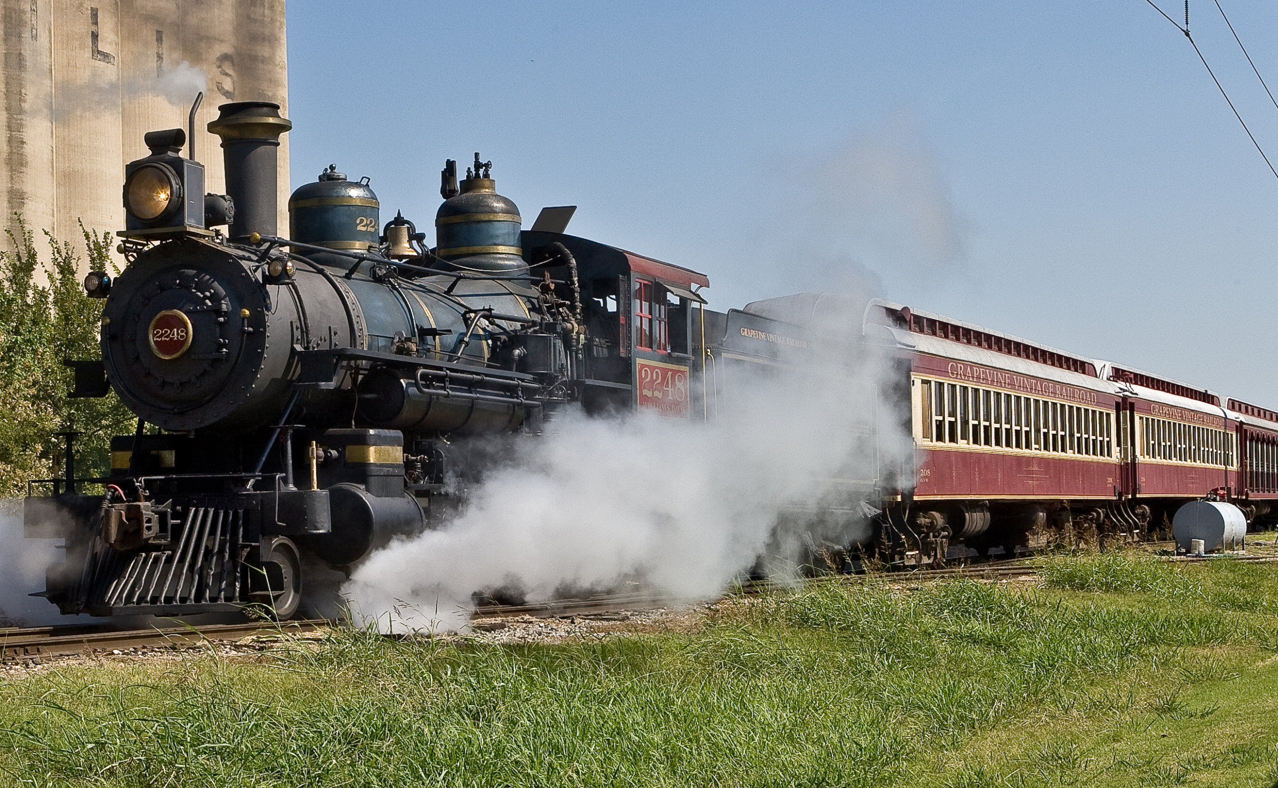 The Grapevine Vintage Railroad in Grapevine, Texas, USA