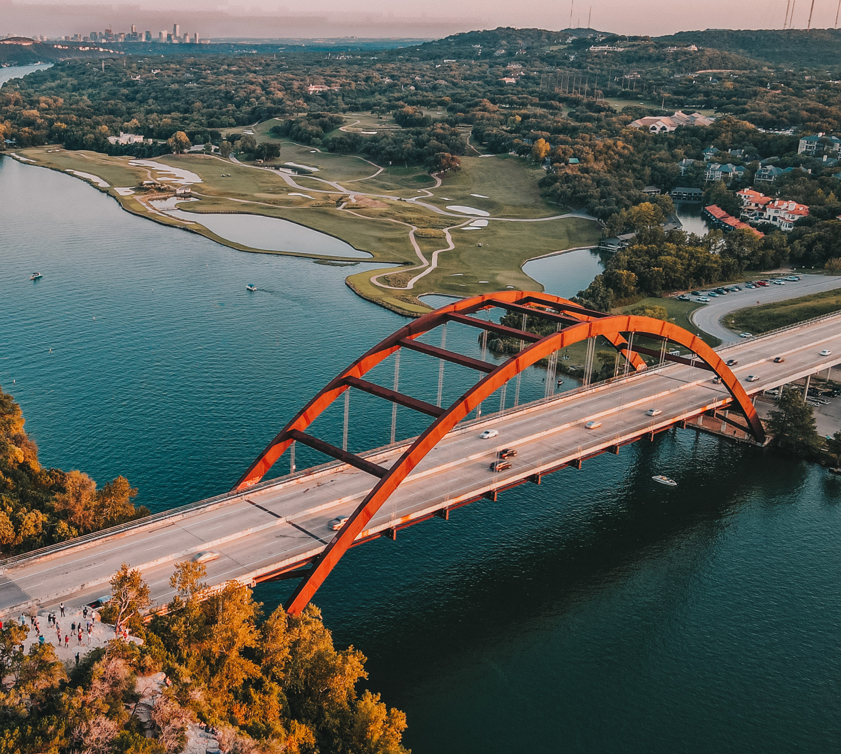Pennybacker Bridge in Austin, Texas, United States